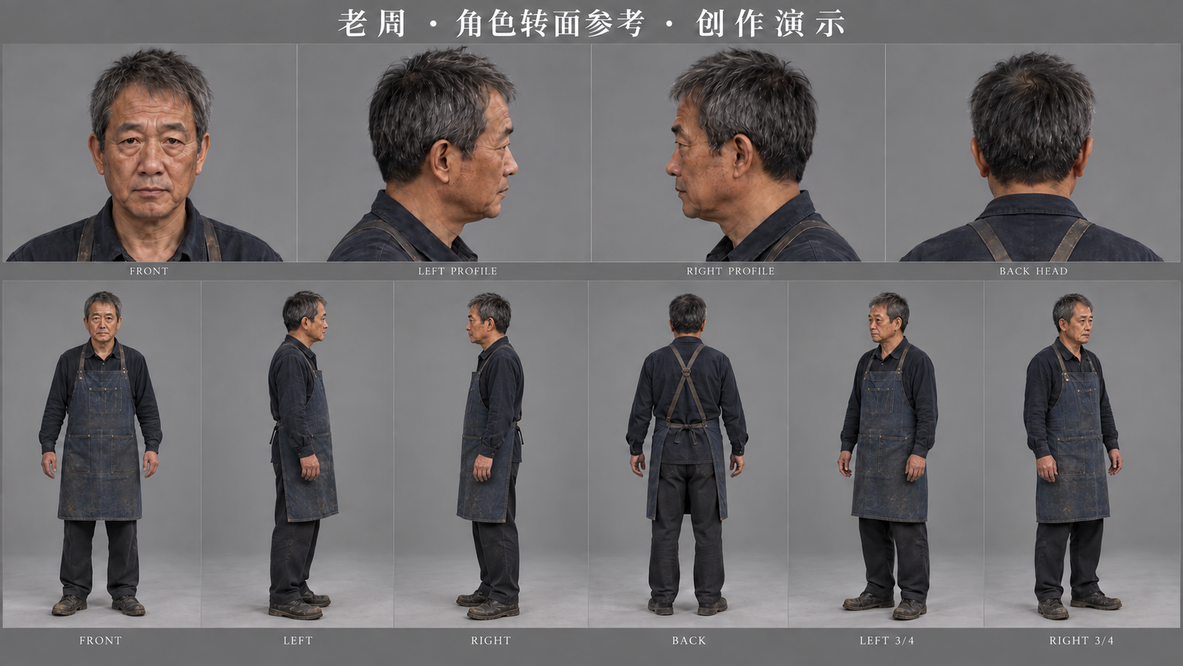 让人物始终是同一个人