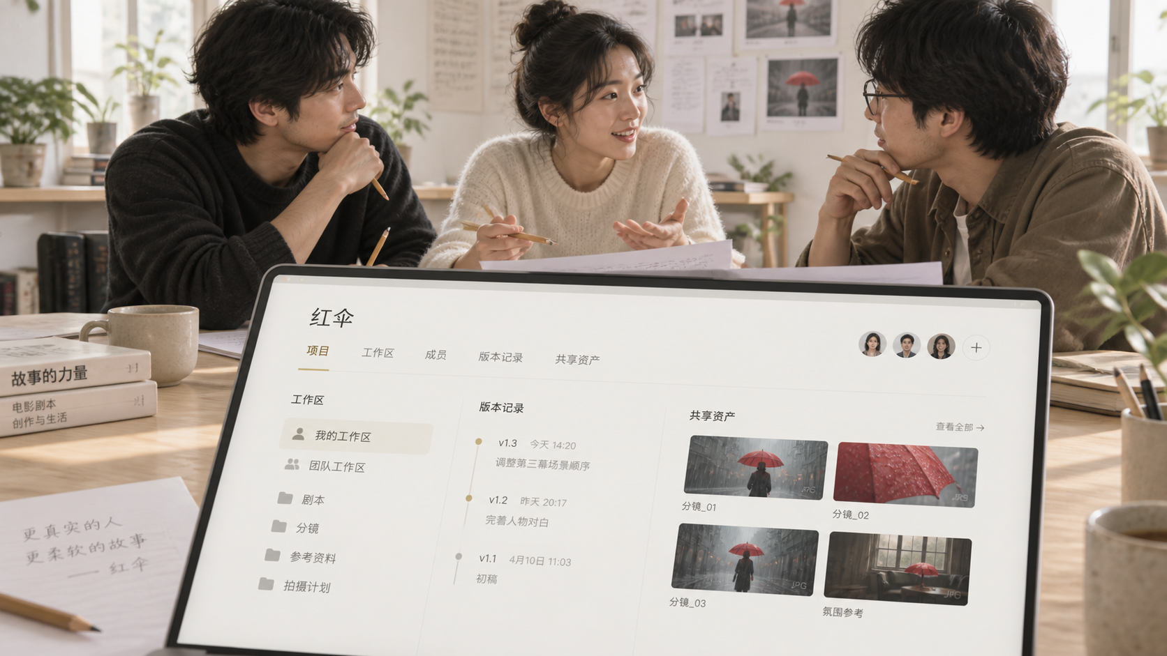 统一工作空间与创意输入界面